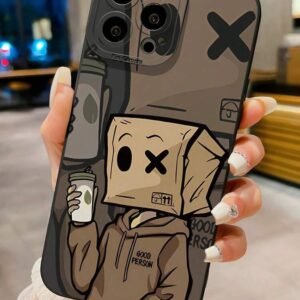 1 pieza Funda de teléfono de diseño de papel artesanal compatible con Apple, _Galaxy, Infinix, Redmi, OPPO, VIVO, Realme, resistente al agua, a los golpes y a los arañazos