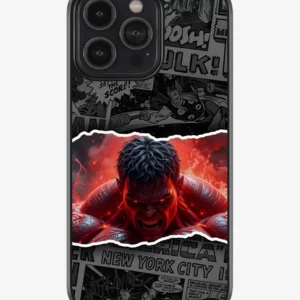 Red Hulk Glass Case