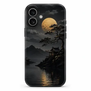 Moonlit Zen Temple Premium Case