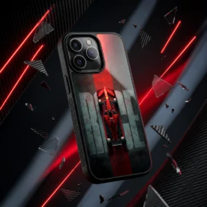 Red Formula Racing Car Premium Phone Cover Glass Case